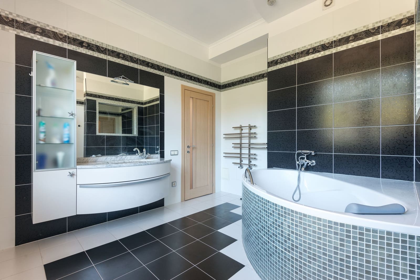 Rebuilt bathroom with new plumbing in a Kothrud renovation